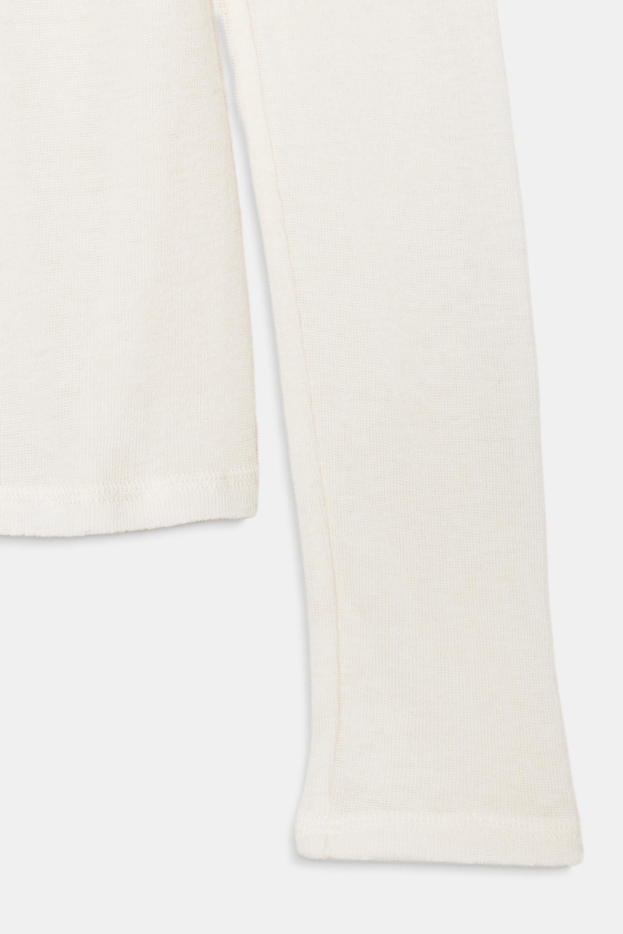 LONG SLEEVE T-SHIRT WITH WOOL